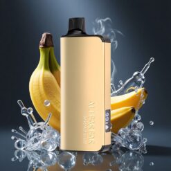 Alibarbar Ingot 9000 Pūti Vienreizējais Vape Banānu Buzz 22ml e-šķidruma ietilpība