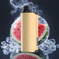 Alibarbar Ingot 9000 Pūšu Disposable Vape Arbūzu LED displejsus 2350mAh