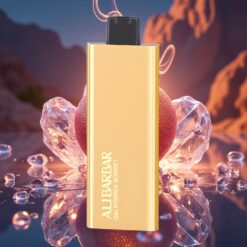 Alibarbar Pandora 7000 Puffs Disposable Vape Kalifornijas Saule 17ml e-šķidruma ietilpība
