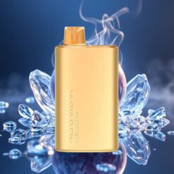 Alibarbar Rich 8000 Pūfu Vienreizējais Vaps Mellenes Ledus 2000 mAh akumulatora ietilpība akumulatora ietilpība