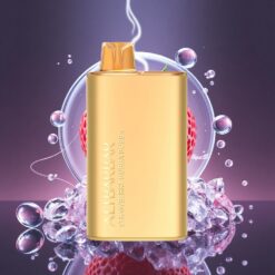 Alibarbar Rich 8000 Puffs Disposable Vape Zemeņu Hubba Bubba 20ml e-šķidruma ietilpība