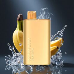 Alibarbar Rich 8000 Puffs Izmērāms Vape Banānu Buzz 20ml e-šķidruma ietilpība